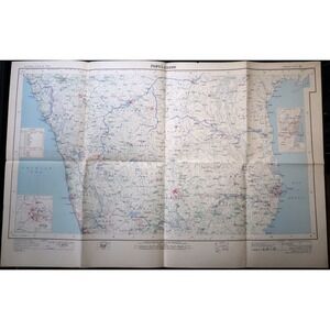 National Atlas Of India Madras Plate 121 Map